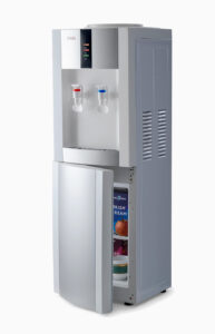 Кулер для воды LD-AEL-47c white-silver с шкафчиком