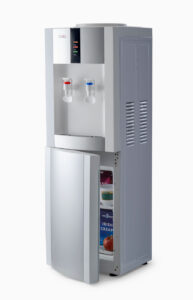 Кулер для воды LС-AEL-47b white-silver с холодильником